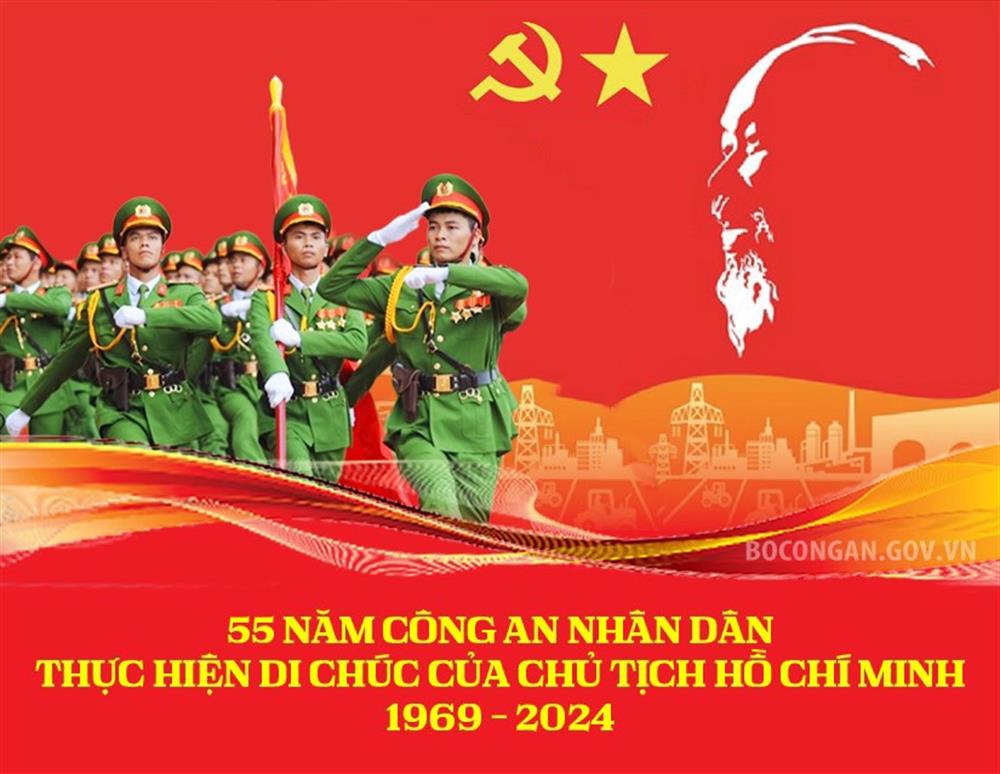 Thấm nhuần và thực hiện Di chúc của Chủ tịch Hồ Chí Minh, lực lượng Công an nhân dân đóng góp xứng đáng vào sự nghiệp xây dựng và bảo vệ Tổ quốc